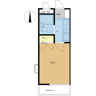 リバティー貝沢【2階】の間取り