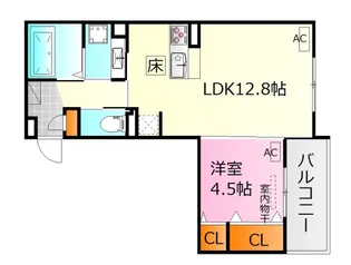campanella高須【1階】の間取り