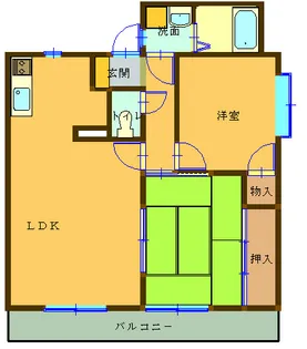 オリオン【3階】の間取り