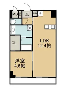 Growth Ehira【6階】の間取り