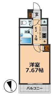 東京都杉並区永福1【マンション】の間取り