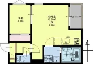 REGALEST PEAK【3階】の間取り