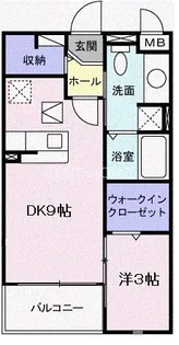 大阪府羽曳野市南恵我之荘6【アパート】の間取り