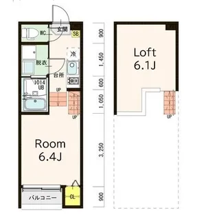 グレイス【2階】の間取り