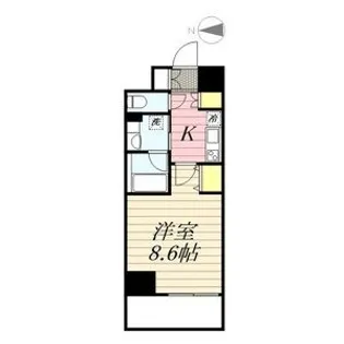 レジデンシア豊田桜町【9階】の間取り