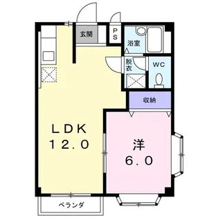 メゾンドトラヤ【2階】の間取り