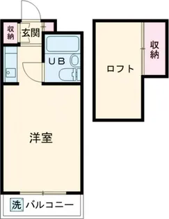 カーメル下高井戸【1階】の間取り