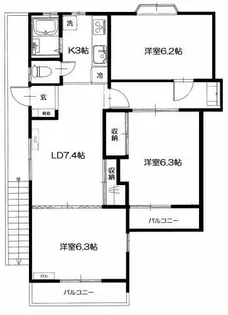 東京都練馬区東大泉7【一戸建】の間取り