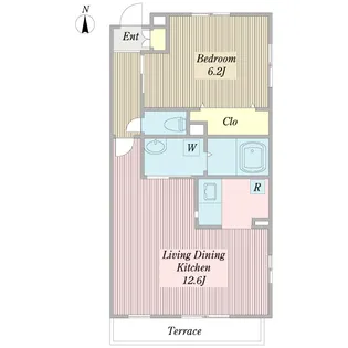 ラフィナート【1階】の間取り