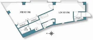 下山ビル【3階】の間取り