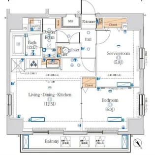 HY′s田端IIwest【2階】の間取り