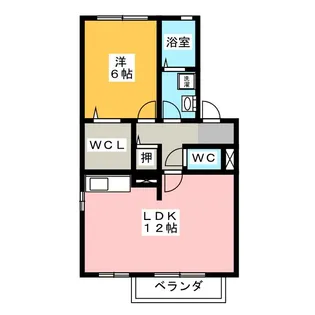 heritage a.i 2棟【1階】の間取り