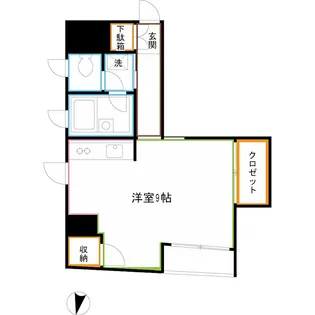 アビテビル【3階】の間取り