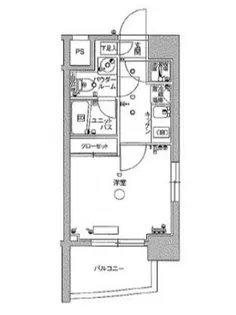 スカイコート池袋西壱番館【8階】の間取り
