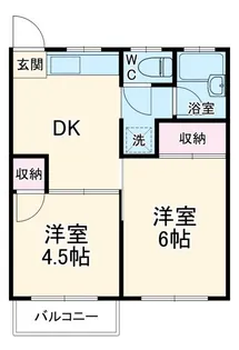 泉ハイツ【1階】の間取り