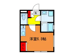 blue palette赤羽弁天通り【3階】の間取り