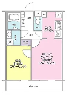 東京都中野区弥生町2【マンション】の間取り