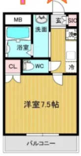 リアライズ津高【5階】の間取り