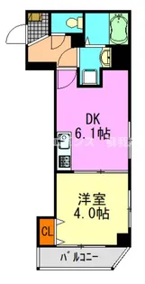 カイテキースV【5階】の間取り