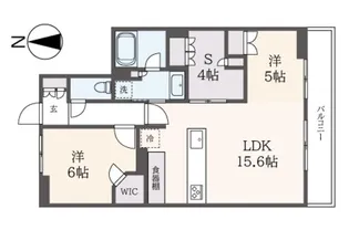 プラウド府中美好町【3階】の間取り