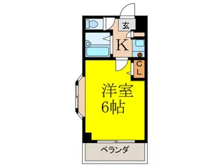 エクセレント上新 8【3階】の間取り