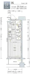 エル・グランジュテ横濱【11階】の間取り
