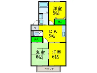 ミルキ-ウェイ【2階】の間取り