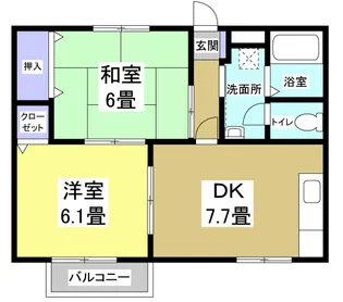 プラトIII【2階】の間取り