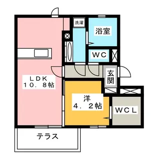 セジュール御器所III【1階】の間取り