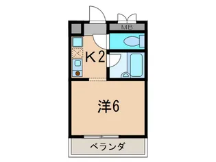 ステュディオ・ル・ココン【3階】の間取り