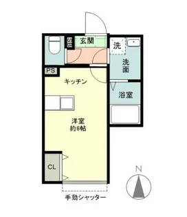 シアナ大成【3階】の間取り