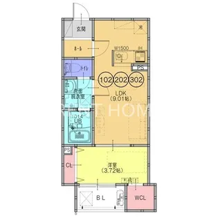 F+style恵我之荘【1階】の間取り