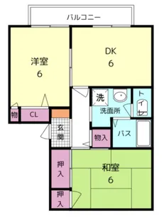 ボナールA【2階】の間取り