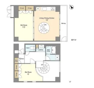 HF目黒行人坂レジデンスの間取り