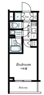 ライジングプレイス綾瀬【4階】の間取り