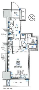 レーヴ町田V.A【10階】の間取り