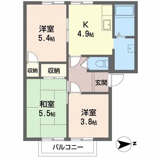 パストラル【2階】の間取り