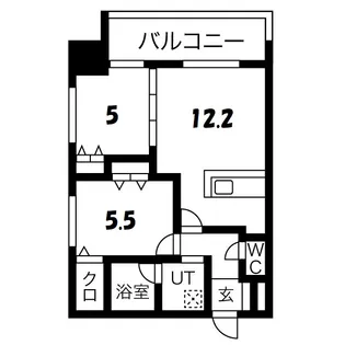 S-RESIDENCE円山表参道【6階】の間取り