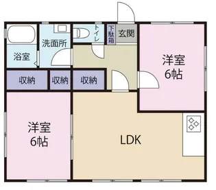 ハイツ小倉【1階】の間取り