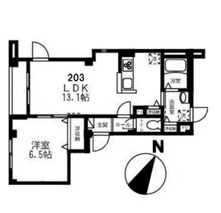 シェモア西【2階】の間取り
