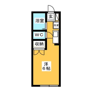 榎本コーポI【2階】の間取り