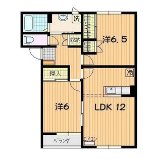 ドリームワン弐番館【1階】の間取り