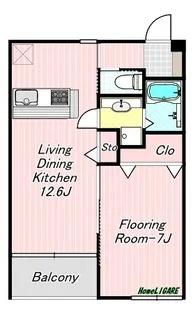 アルジェント【1階】の間取り