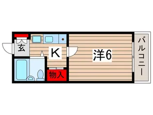 ミラ轟【2階】の間取り