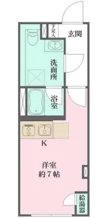 Fika大井町【1階】の間取り