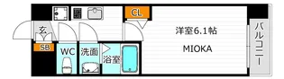 メインステージ天王寺サイドシティ【3階】の間取り