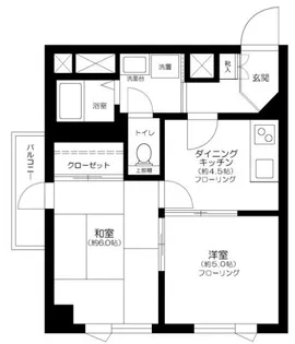 グランドゥール祐天寺【1階】の間取り