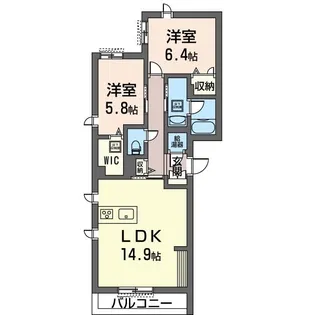 さくらテラス【3階】の間取り