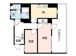 ベルデ所沢の間取り