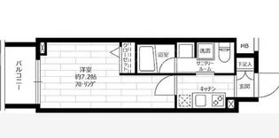 グランドコンシェルジュ蒲田【7階】の間取り